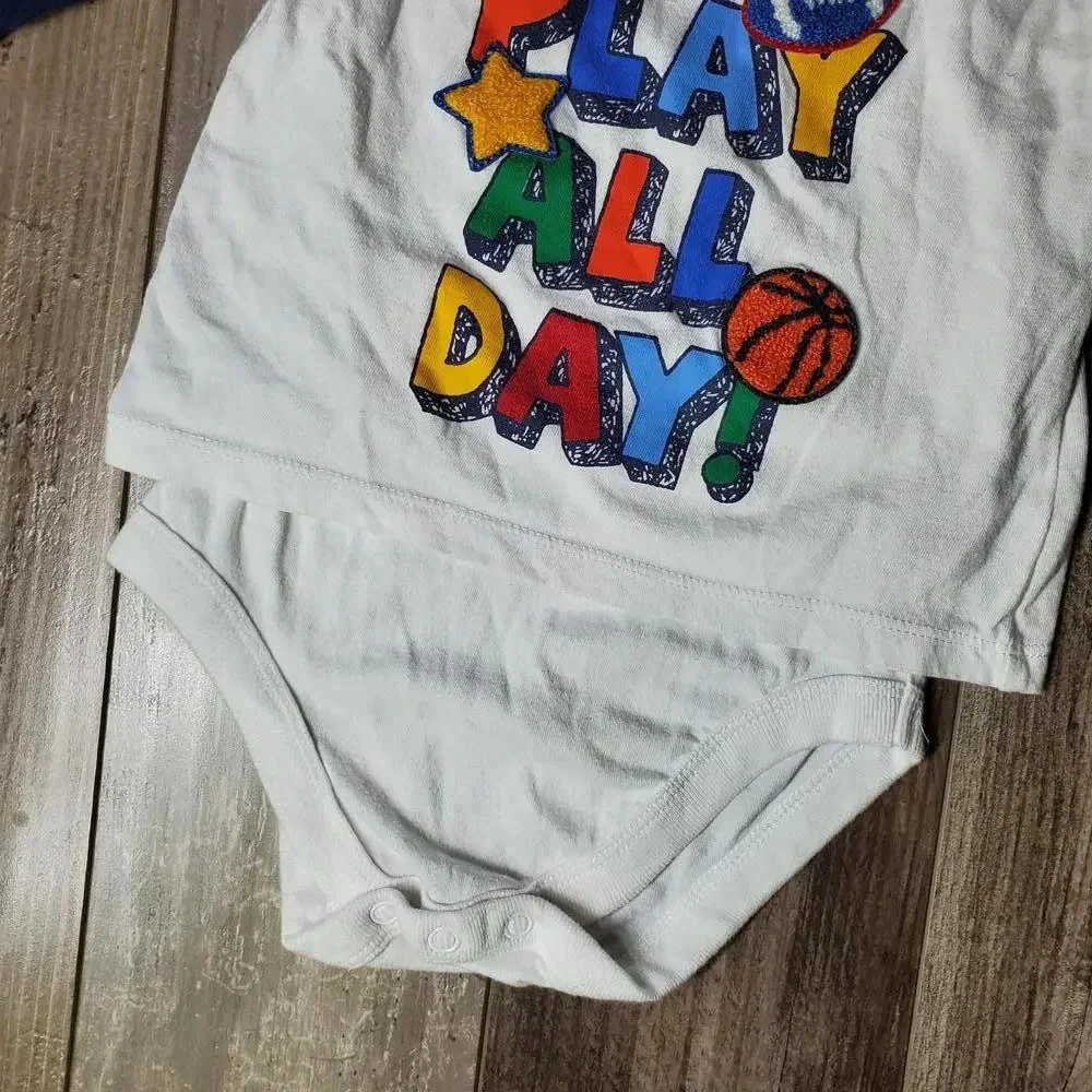 Carter's and Garanimals Size 18m Baby Boy Casual Top Bundle EUC